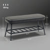 HOMCOM PU Leather Shoe Storage Bench - Charcoal Grey MigliorPrezzi.com