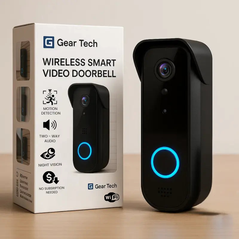 Wireless Smart Video Doorbell | No Subscription Needed | High-Definition Camera Doorbell MigliorPrezzi.com