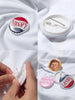 BOUNCE BACK| Maglia Crop Streetwear con Stampa Berretto Lana e Badge DIY