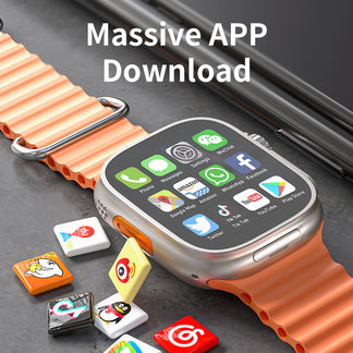Waterproof smartwatch with HD 2.2 "magnetic charging screen