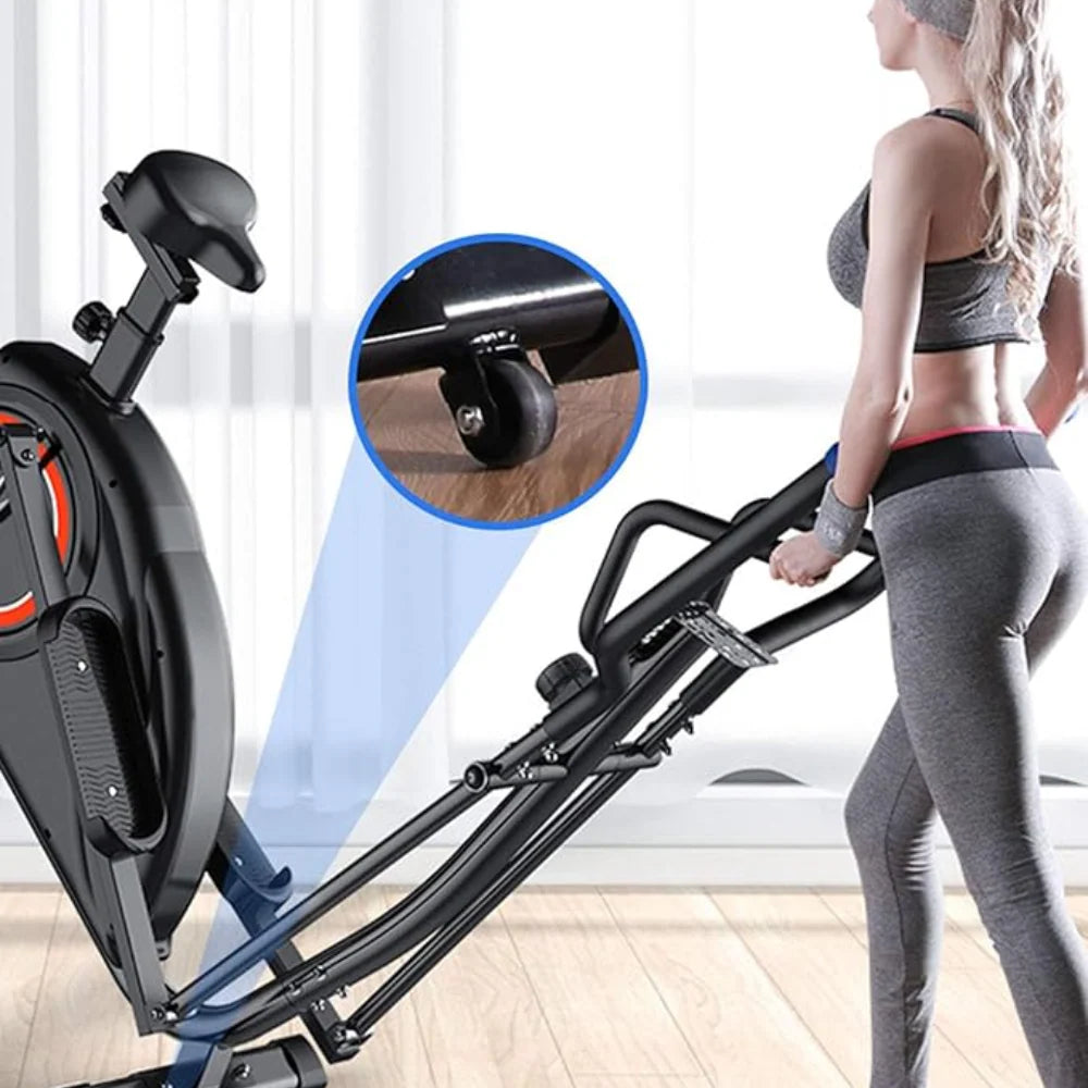 Cyclette ed Ellittica 2 in 1 per allenamento completo a casa