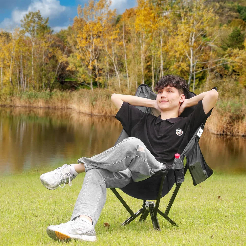 <tc>UltraComfort Camping Chair™ | Foldable, Sturdy and with Side Pockets</tc>