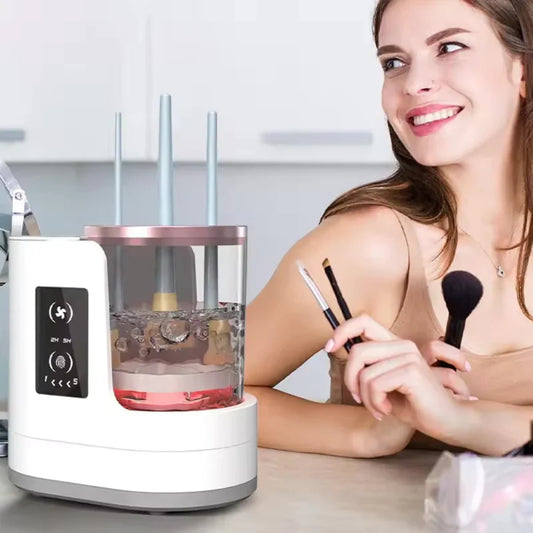 Lavapennelli Make-Up Elettrico™ | Pulizia e Asciugatura Automatica