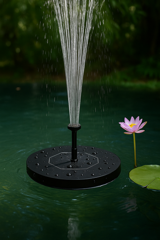 <tc>Solar Garden Fountain™ | 6 Nozzles for Ponds and Outdoor Water Features</tc>