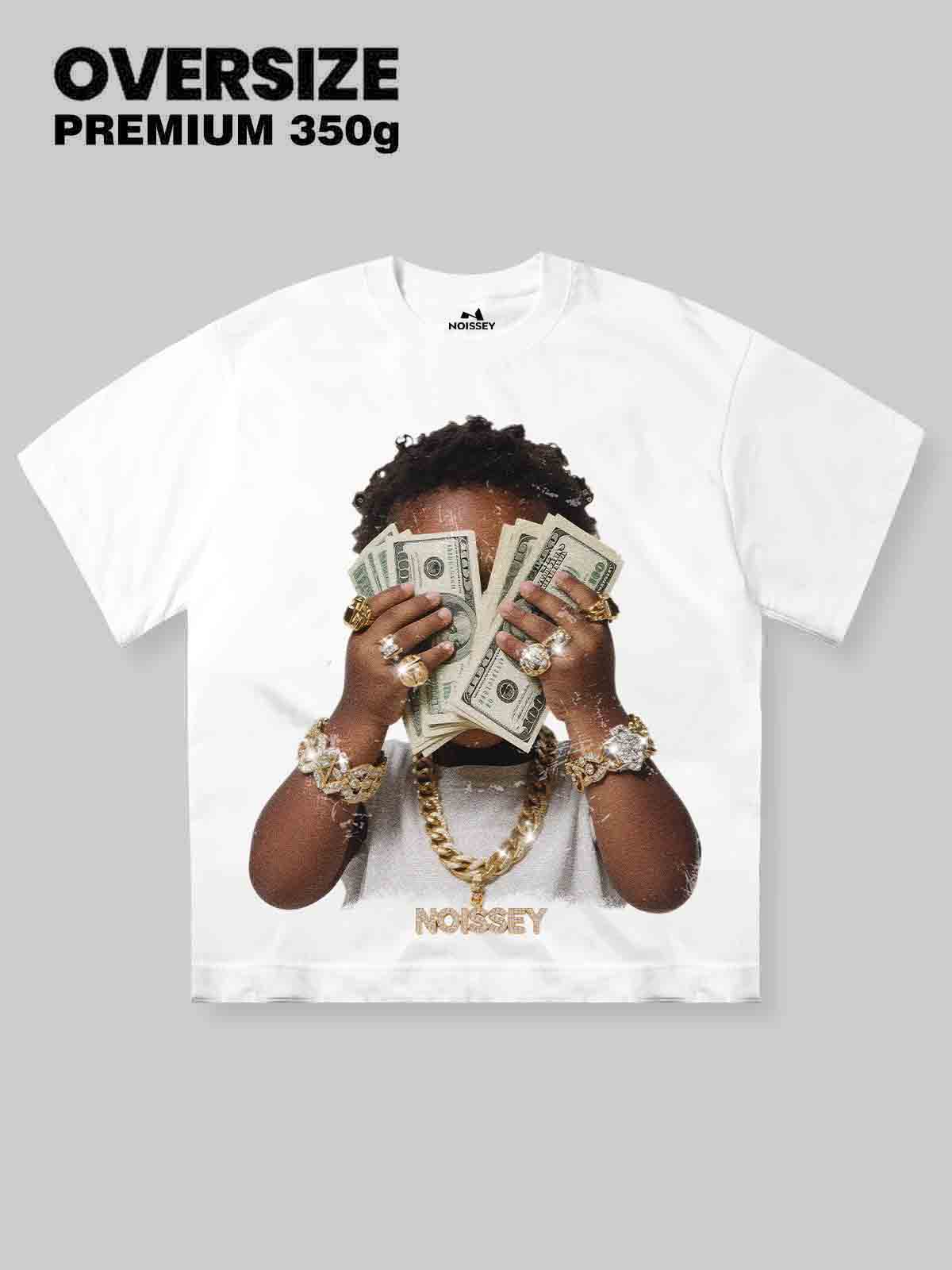 BOUNCE BACK™ | Maglia Oversize con Stampa Vintage Wealthy Baby