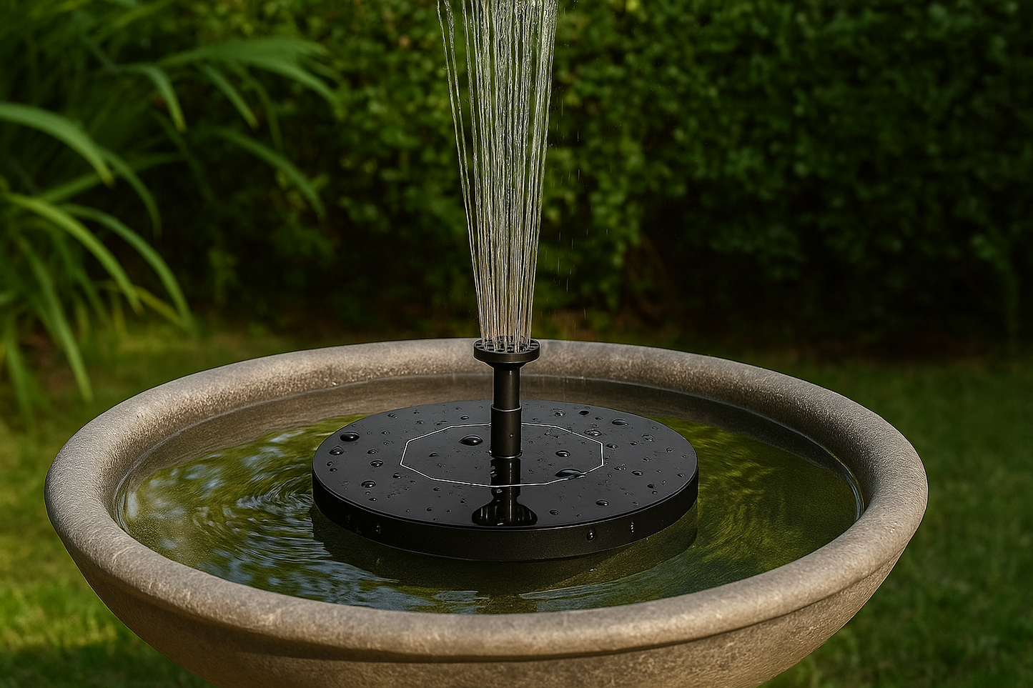 <tc>Solar Garden Fountain™ | 6 Nozzles for Ponds and Outdoor Water Features</tc>