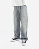 Denim Baggy Chiaro | Applicazioni di Strass e Stile Streetwear