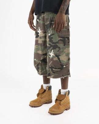 Bermuda Cargo Camo™ | Con Applicazioni di Perle e Stelle