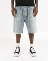 Bermuda in Denim con Strass™ | Strass Brillanti e Stile Streetwear