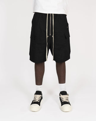 Bermuda Streetwear Neri™ | Chiusura con Zip e Dettagli a Contrasto