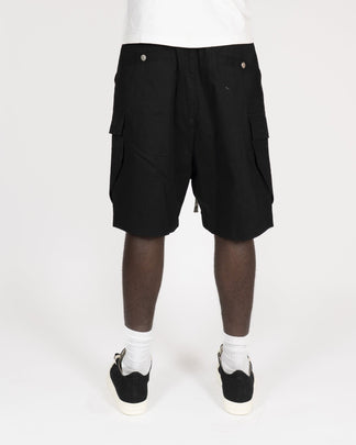 Bermuda Streetwear Neri™ | Chiusura con Zip e Dettagli a Contrasto