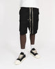 Bermuda Streetwear Neri | Chiusura con Zip e Dettagli a Contrasto