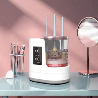 Lavapennelli Make-Up Elettrico™ | Pulizia e Asciugatura Automatica