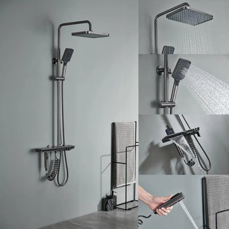 <tc>Luxury Spa Shower™ | Full Kit with Thermostatic Mixer and Adjustable Jets</tc>