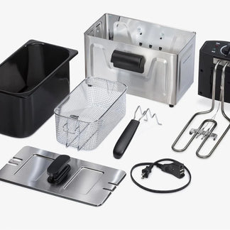 Friggitrice Elettrica Mrofessionale™ | Compatta, Potente e Professionale