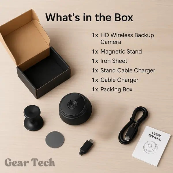 HD Wireless Backup Camera for RVs, Trucks, and Trailers - Night Vision, Waterproof, Easy Installation MigliorPrezzi.com