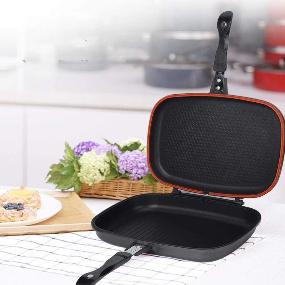 Padella Grill Chiudibile | Sigilla il Calore, Esalta il Gusto
