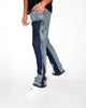 Flared Denim | Jeans Flare Patchwork Bicolore