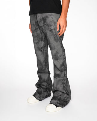 Jeans Neri Effetto Washed™ | Vestibilità Ampia e Stile Streetwear