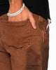 Flared Denim| Jeans Flare Marrone