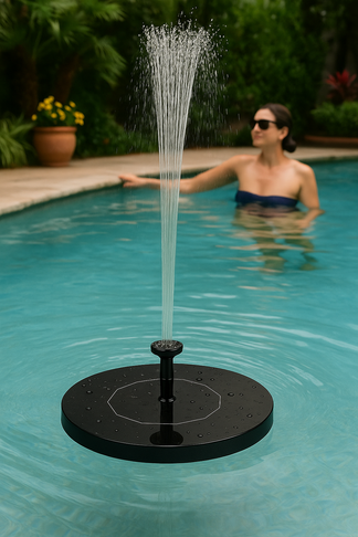 <tc>Solar Garden Fountain™ | 6 Nozzles for Ponds and Outdoor Water Features</tc>