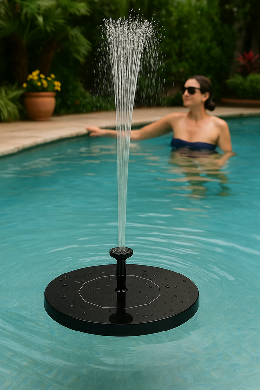 <tc>Solar Garden Fountain™ | 6 Nozzles for Ponds and Outdoor Water Features</tc>