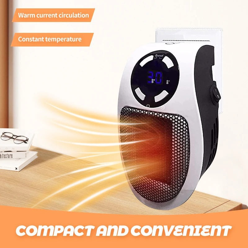 500W electric portable heater per room with mini plug radiator in