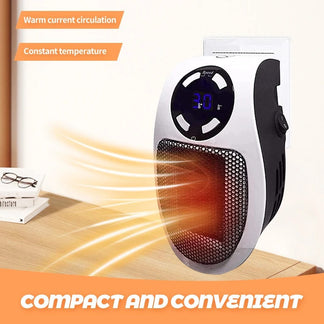 500W electric portable heater per room with mini plug radiator in