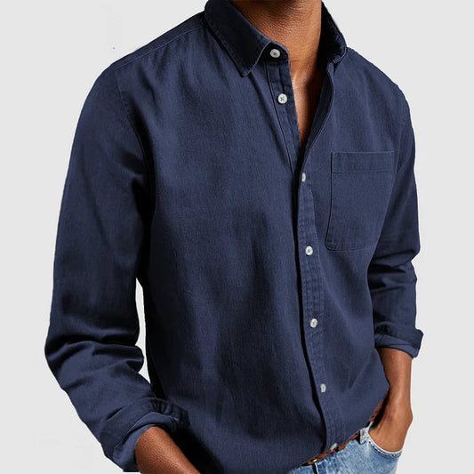 Camicia in Cotone Uomo™ | Stile Classico e Comfort Traspirante