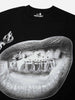BOUNCE BACK| T-Shirt Streetwear con Dettagli Ricamati Labbra e Denti