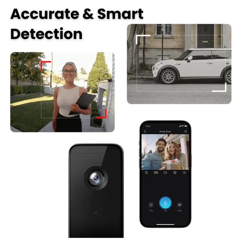 Wireless Smart Video Doorbell | No Subscription Needed | High-Definition Camera Doorbell MigliorPrezzi.com