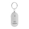 Keychain keys locator with sound and LED light that can be activated with a whistle