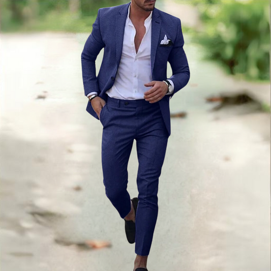 Abito Elegante in Lino Uomo™ | Stile Estivo e Raffinatezza Moderna