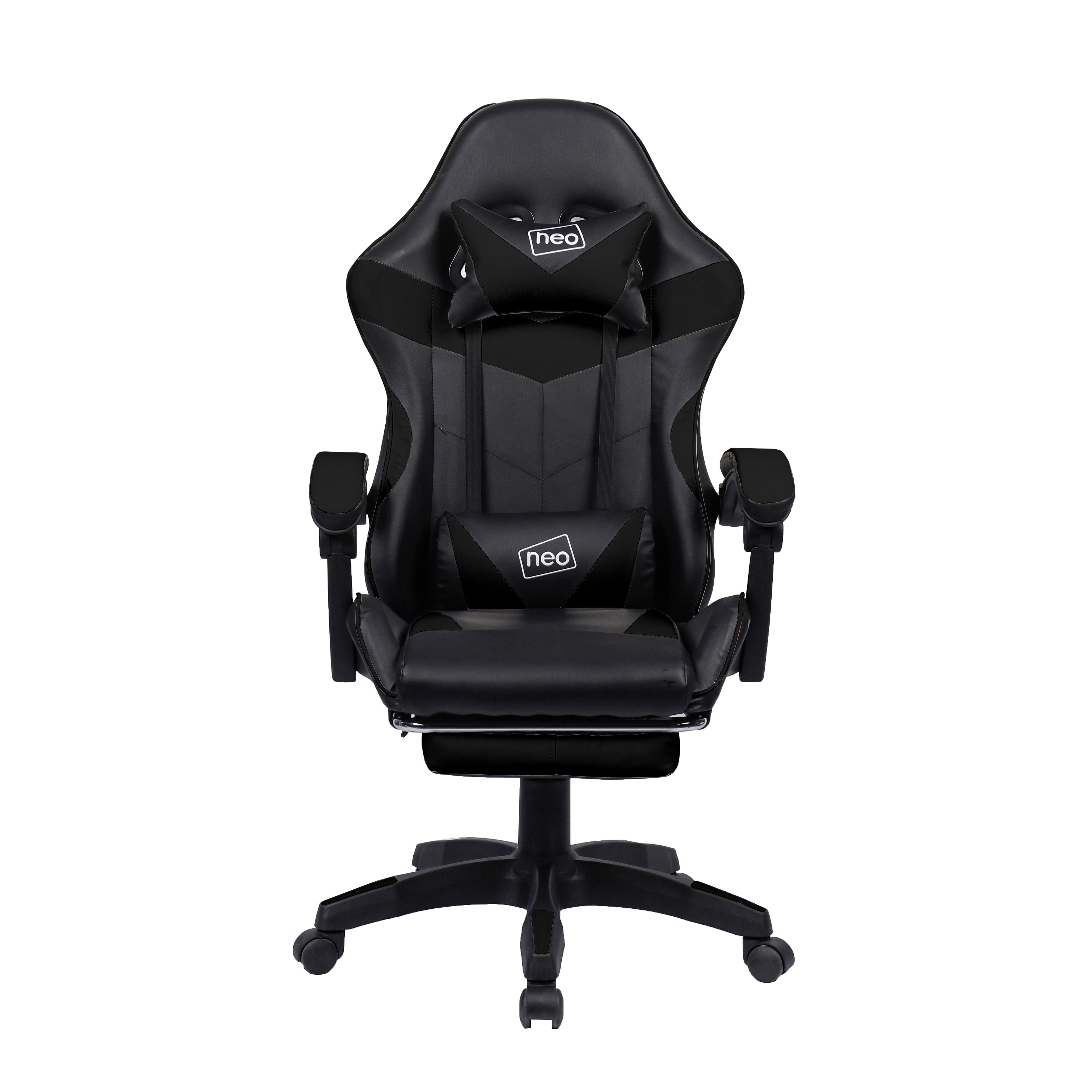 Sedia da Ufficio e Gaming Reclinabile con Supporto Ergonomico e Poggiapiedi