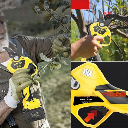 Forbici da potatura elettriche™ | Forbici da potatura senza fili con manico