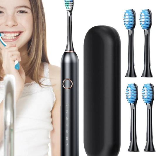 Spazzolino Ultrasonico™ | Denti Più Bianchi, Batteria Lunga Durata e Design Elegante