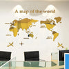Mappa del Mondo 3D Adesivi Murali in Acrilico  Decorazione Tridimensionale MigliorPrezzi.com
