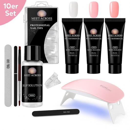 Kit Gel Unghie Professionale™ | Unghie luminose e perfette a casa tua