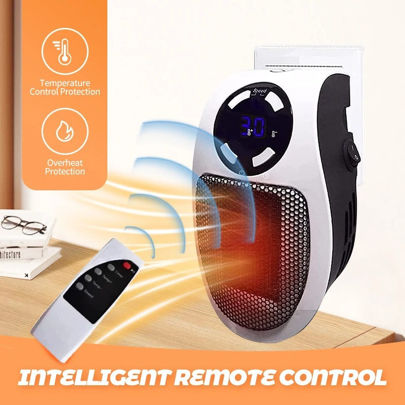 500W electric portable heater per room with mini plug radiator in