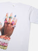 BOUNCE BACK | T-Shirt Streetwear con Stampa Artistica di Anello e Bracciale