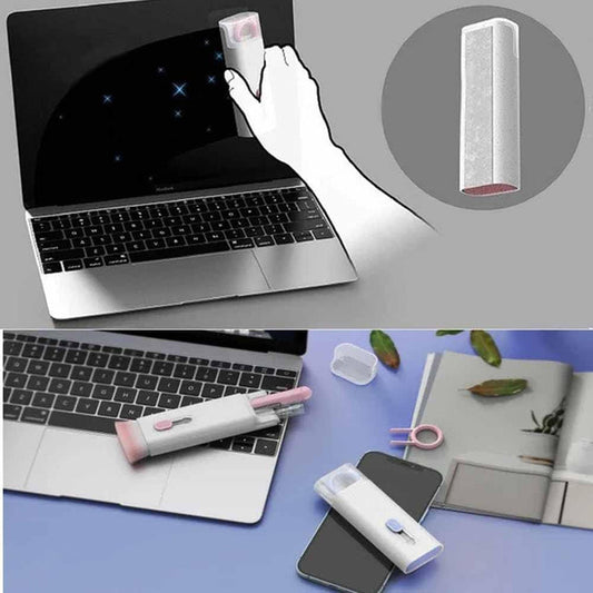 Cleaning kit 7 in 1 - Portable tools for keyboards, bluetooth headphones, monitor and laptop