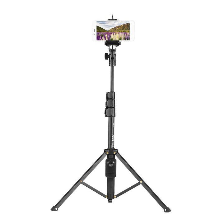 Selfie Stick Treppiede Bluetooth con Supporto Telefono – Portatile e Regolabile