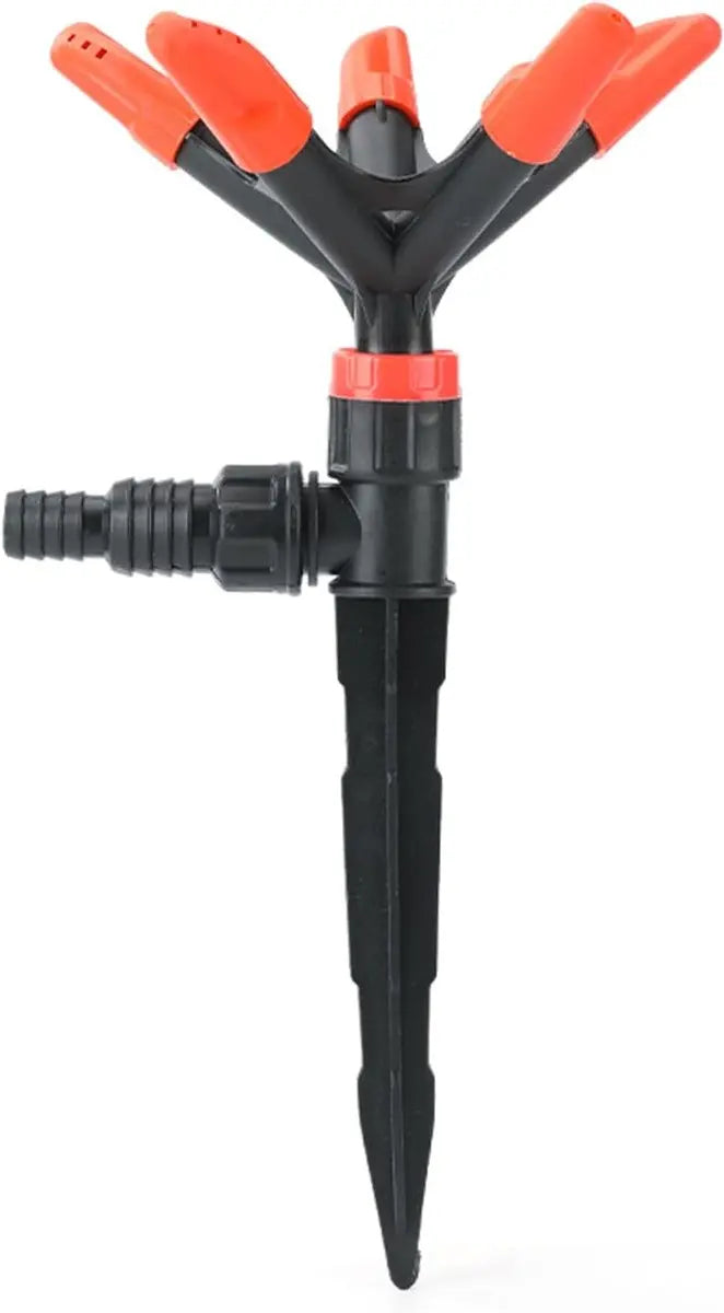Irrigatore da Giardino Rotante Automatico a 360° con 5 Bracci e Ugelli Regolabili MigliorPrezzi.com