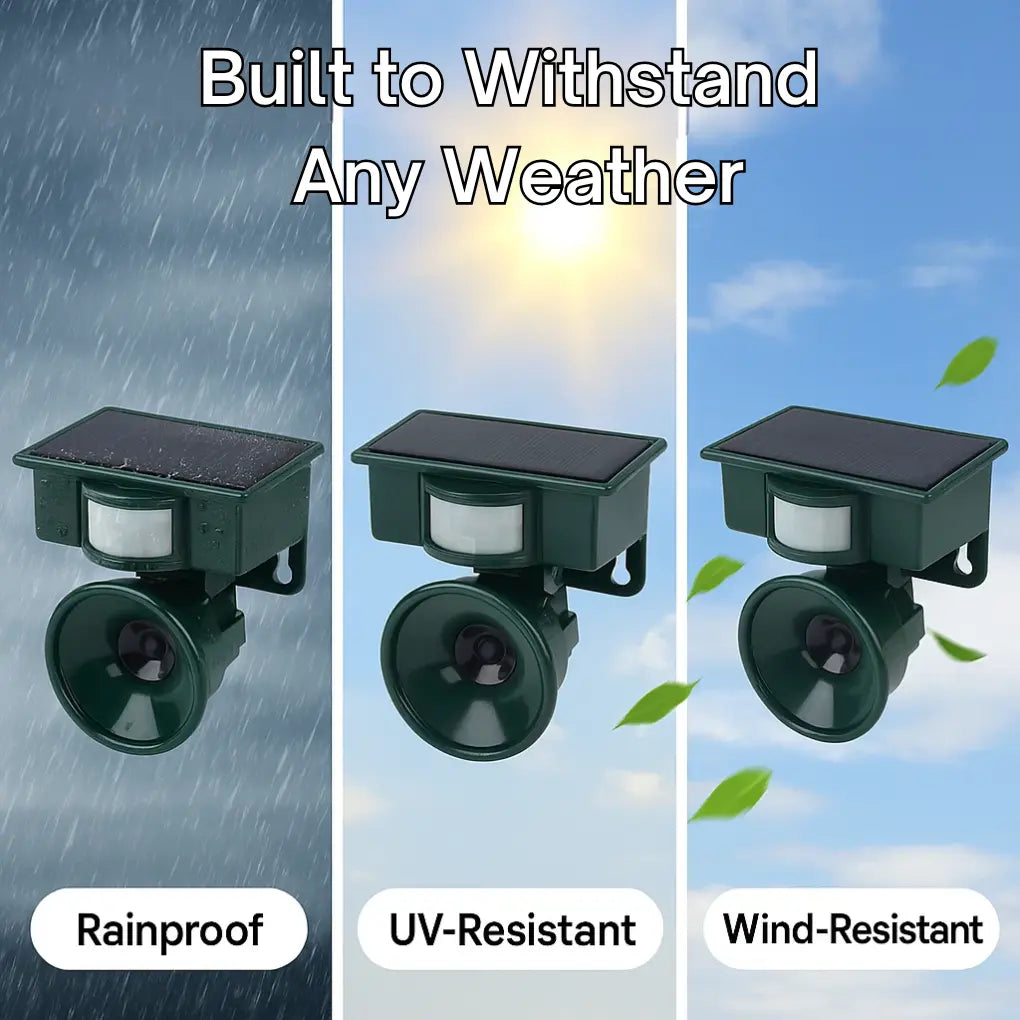 Motion Sensor Bird Deterrent for Crows: Ideal Pigeon Repeller with Sound Scarer MigliorPrezzi.com