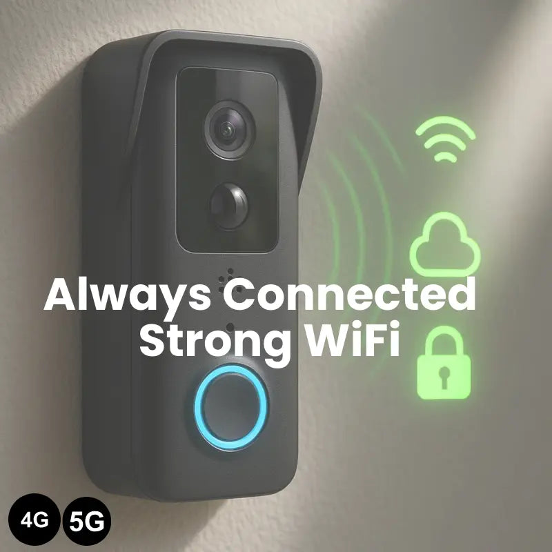 Wireless Smart Video Doorbell | No Subscription Needed | High-Definition Camera Doorbell MigliorPrezzi.com