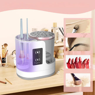 Lavapennelli Make-Up Elettrico™ | Pulizia e Asciugatura Automatica