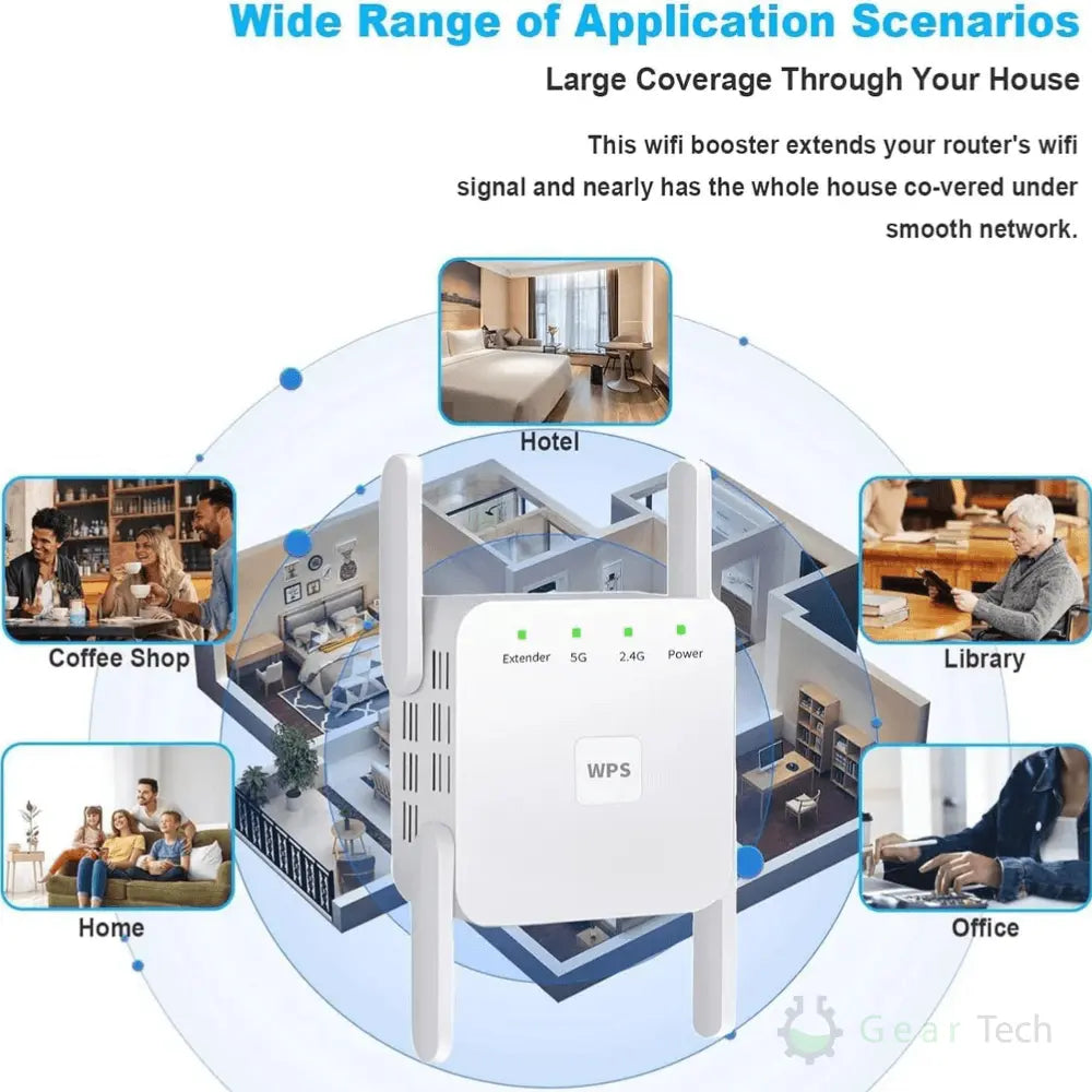 UltraXtend 5G WiFi Booster UK – Best Dual-Band WiFi Extender for Home & Garden Signal Coverage MigliorPrezzi.com