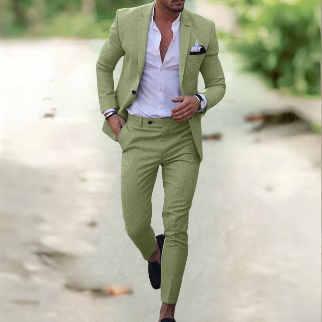 Abito Elegante in Lino Uomo™ | Stile Estivo e Raffinatezza Moderna