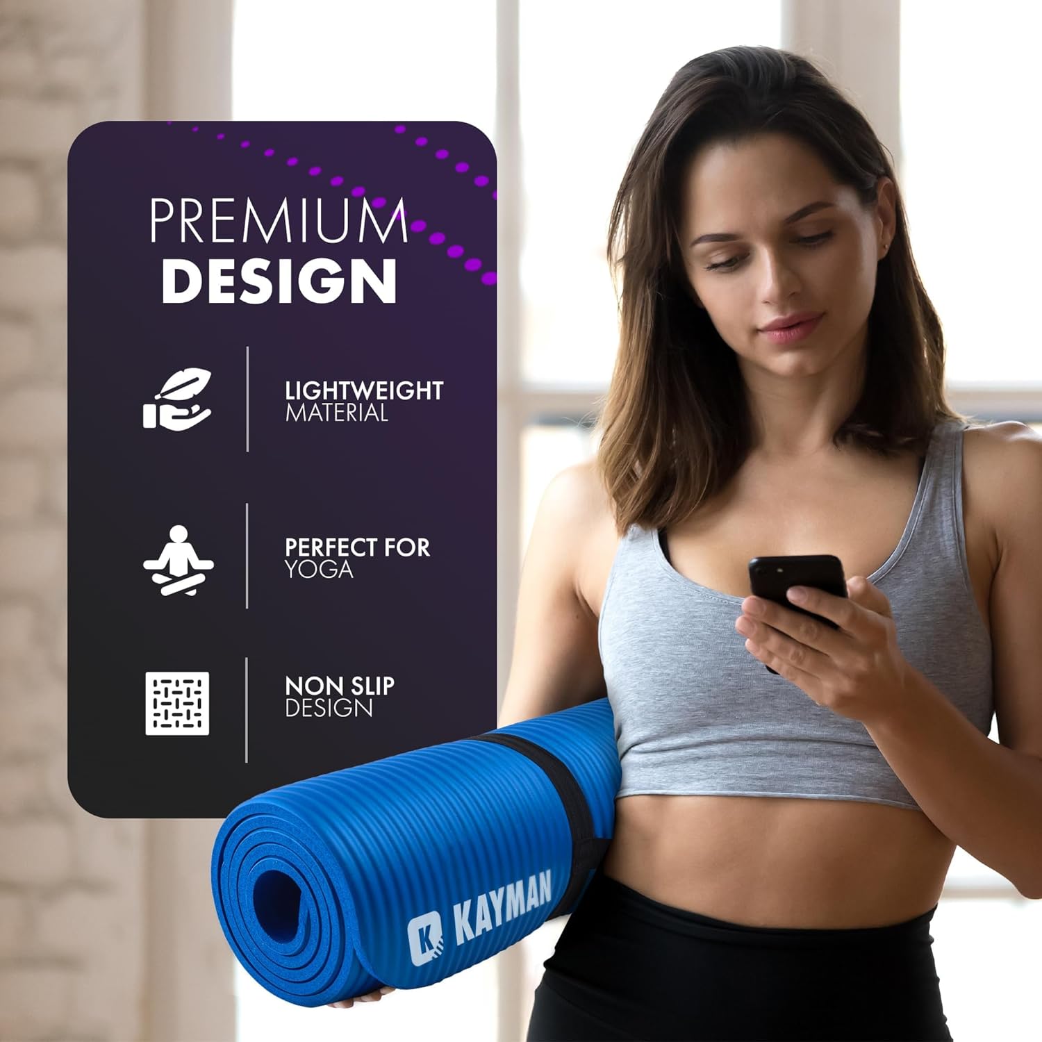 Materassino Fitness Professionale | Yoga, Allenamento e Terapia con Massimo Supporto