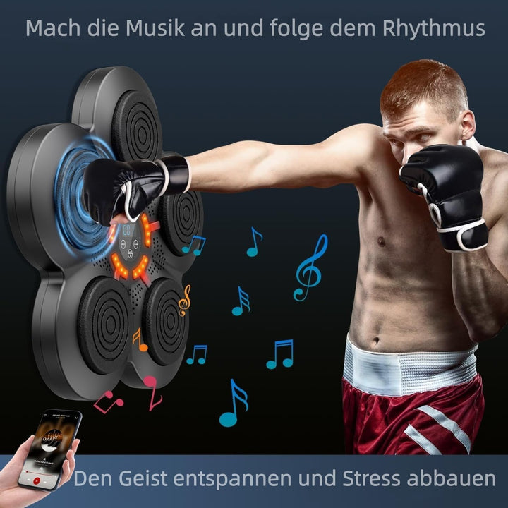 Macchina da Boxe Musicale Intelligente™ | Allenamento Interattivo con 9 Modalità e Connessione Bluetooth